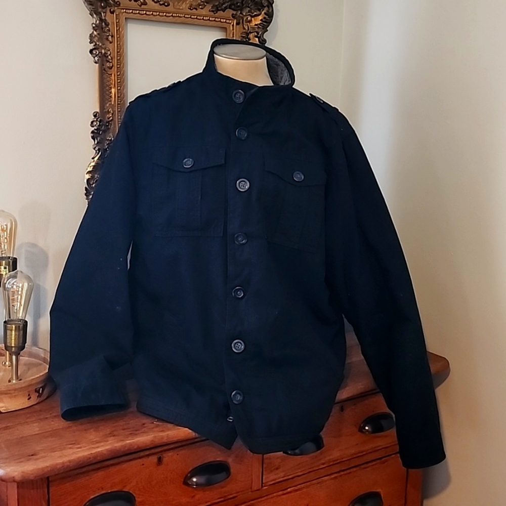 Mens sherpa lined Coat